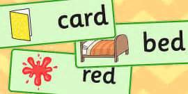 Final D Sound Word Mat