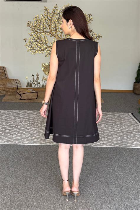 Black cotton dress – PR LABEL