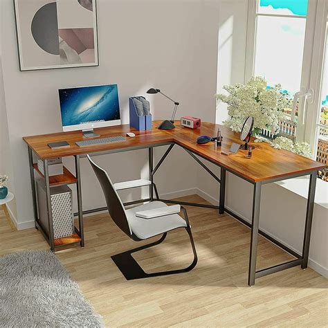 L Shaped Computer Desk Corner Home Office | Ubuy India