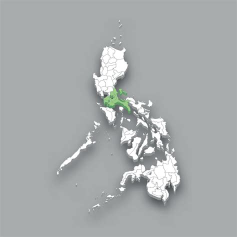 Calabarzon region location within Philippines map 25355020 Vector Art ...