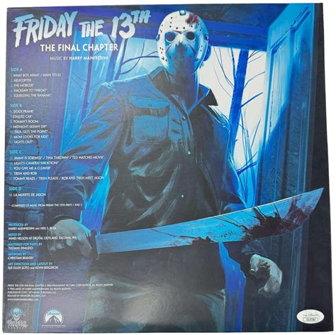 CSR Collectibles - Harry Manfredini & Ted White signed 12″ Vinyl Record Soundtrack Composer ...