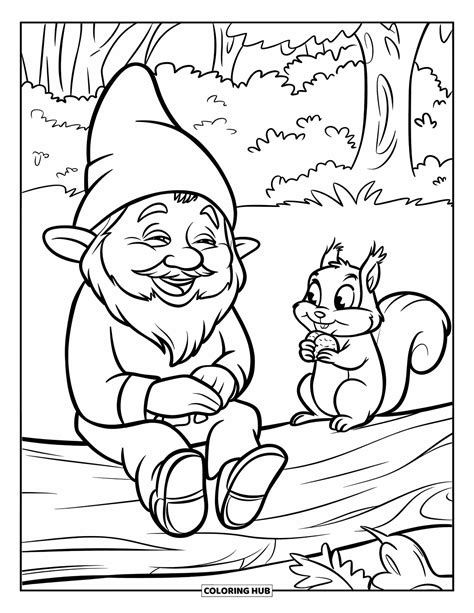 145+ Gnome Coloring Pages for Kids & Adults (Free Printable PDFs)
