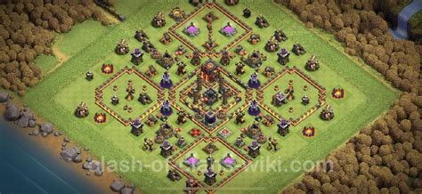 Best Anti 2 Stars Base TH10 with Link, Hybrid - Town Hall Level 10 Base ...