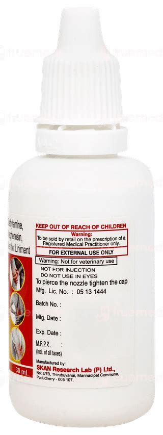 Fenlong Mr Liniment 30 Ml - Uses, Side Effects, Dosage, Price | Truemeds