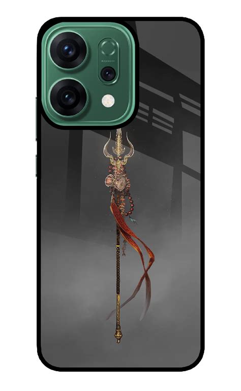 Buy Now Shiv Trishul Glass Case for Oppo Reno14 5G Online | Casekaro