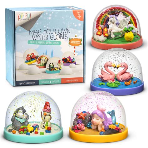Buy Snow Globe Making Kit for Kids - Make Your Own Snow Globes for ...