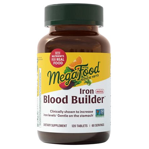 MegaFood Blood Builder Iron Minis, 120 Tablets | Costco