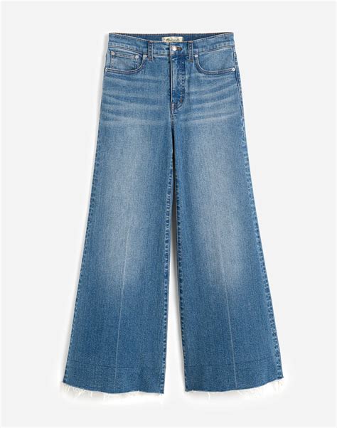 Flared Wide-Leg Crop Jeans | Madewell
