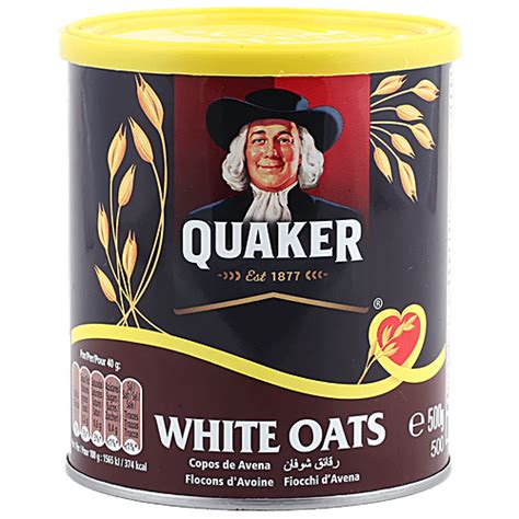 Buy Quaker White Oats 500 gm Online at Best Price. of Rs 375.25 - bigbasket