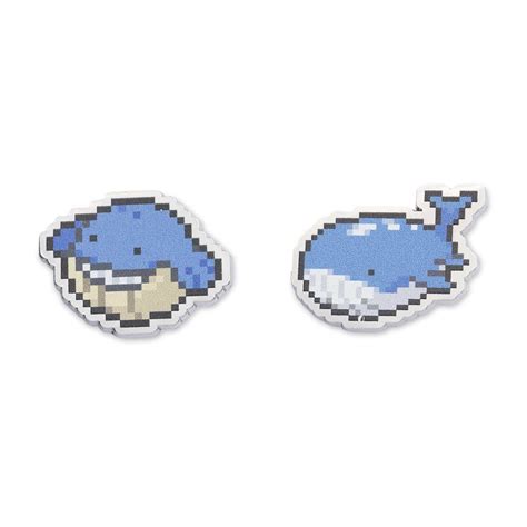 Wailmer & Wailord Pokémon Pixel Pins (2-Pack) – Pokémon Center Official Site