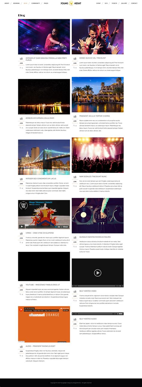 Entertainment WordPress Themes