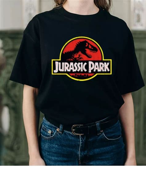 JURASSIC PARK-Camiseta Unisex de dinosaurio Steven Spielberg Raptor ...