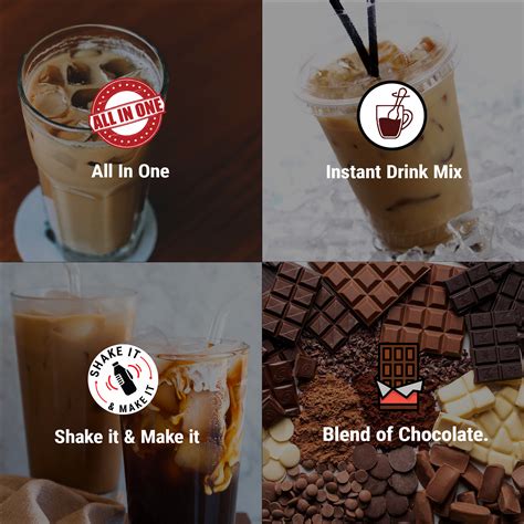 Brew Lab Chocolate Cold Coffee Premix 100 gm | Cold Coffee in Chocolate ...