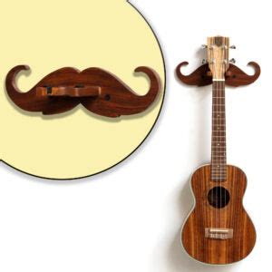 Ukulele Wall Hanger - Moustache – Urooj Music