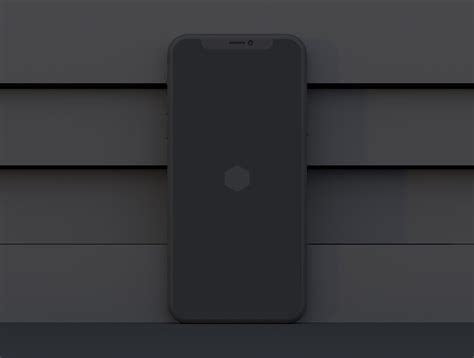Black & White Clay iPhone X Mockup - Mockup World