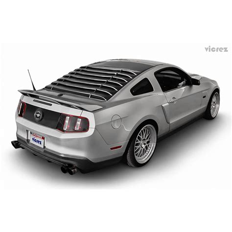 Vicrez LV Style Rear Window Louvers vz101681 | Ford Mustang 2005-2014