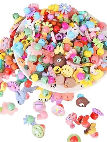 Radhya Accessories 20 pieces Charms Hair Beads for Girls, Beads for ...