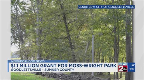 Goodlettsville gets $1.1 million grant for Moss-Wright Park - WKRN News 2