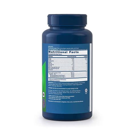 GNC Triple Strength Fish Oil Softgels, 120 Capsules Price, Uses, Side ...
