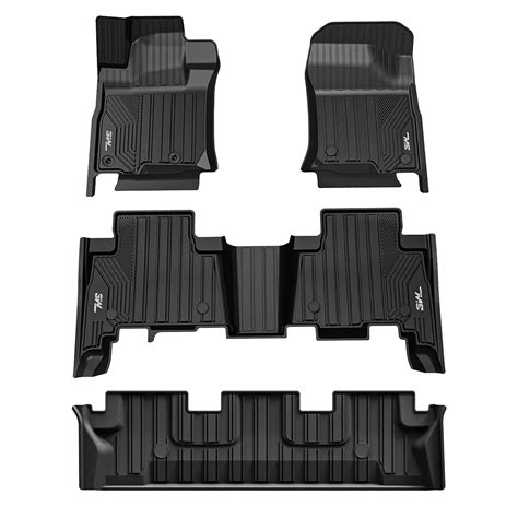 3W LEXUS GX460 2010-2023 (Only for 7 Seats) Custom Floor Mats Thorex ...