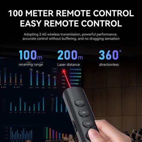 VegGieg V-LP003 Wireless Presenter with Laser Pointer | 2.4GHz | Plug ...