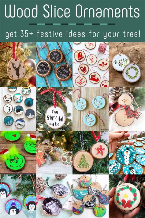 Wood Slice Ornament Ideas for Your Tree | Diy christmas ornaments ...