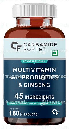 Carbamide Forte Multivitamin With Probiotics Tablet 180 - Uses, Side ...