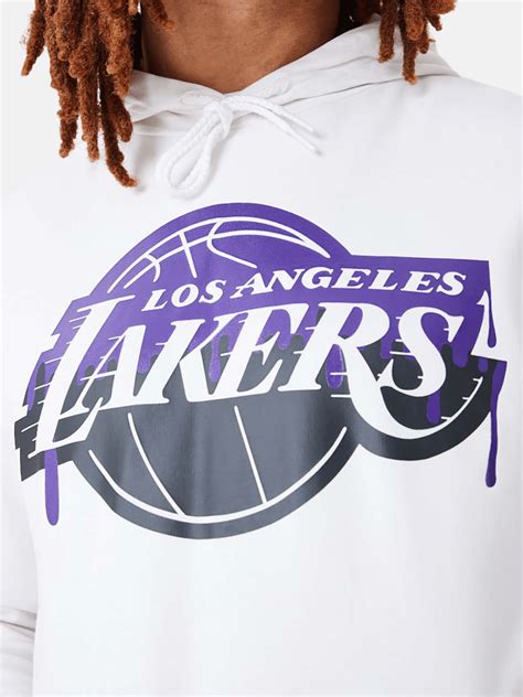 New Era Nba Drip Logo Hoody Los Angeles Lakers - Streetwear Basketball ...