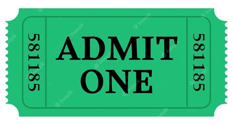 Free Clipart Of A Ticket