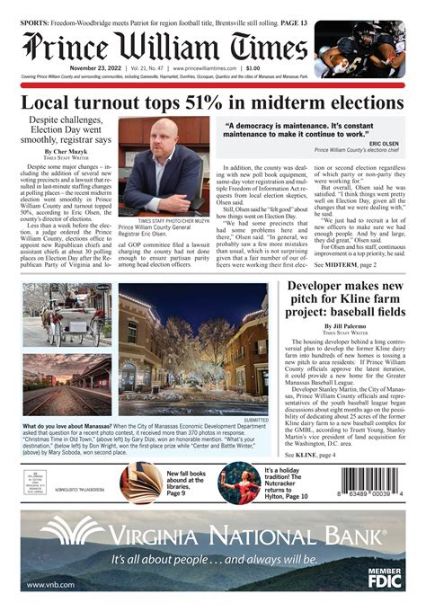 Prince William Times 11/23/2022 by Fauquier Times (52 issues) & Prince ...
