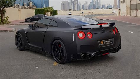 Nissan GTR - Black Matt wrap | WrapStyle