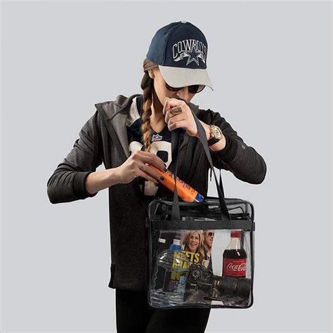 Buy Clear Tote Bag, Stadium Approved Transparent Bags Security Travel ...