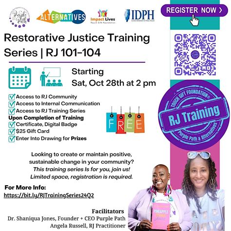 Restorative Justice Training Series / Oct-Nov 2023, Whitney M. Young ...