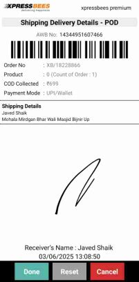 Shipment Tracking 14344951607466 | iCarry.in