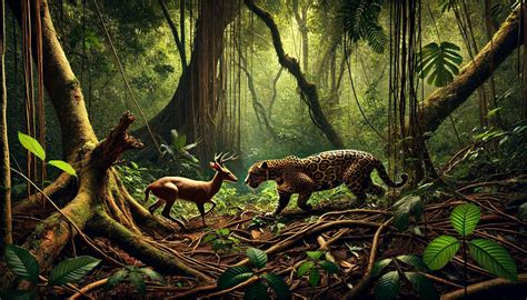 Predatorprey In Tropical Rainforest