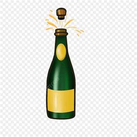 Black Champagne Bottle Clipart Transparent PNG Hd, Prom Champagne ...