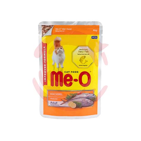 Me-O Mackerel In Jelly Adult 80G Cat Wet Food – Cadotails