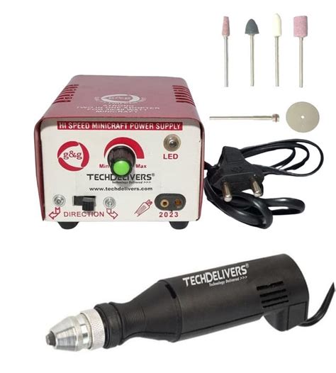 TECHDELIVERS® Rotary Tool Accessories Kit Mini Drill Bit Set Jwellery ...