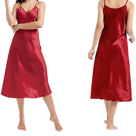 Dndif Clearance! Silk Nightgown For Women Women's Nightgown Dress ...