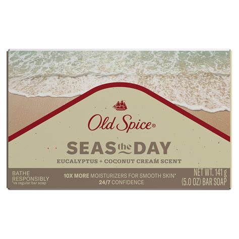 Amazon.com : Old Spice Men's Bar Soap, Seas The Day Eucalyptus and ...