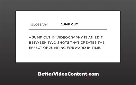 Image result for Example of Jump Cut Transition