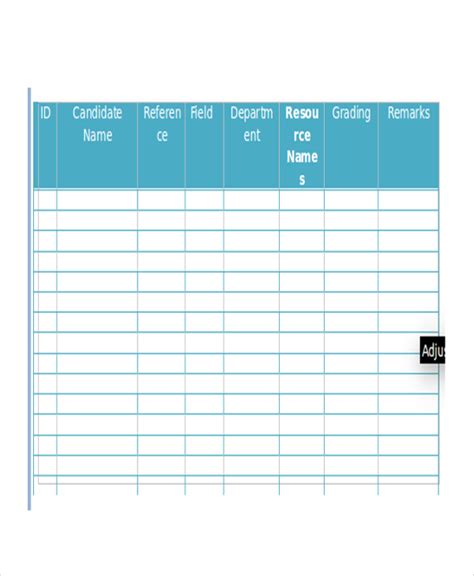 Sample Interview Schedule Template 的图像结果