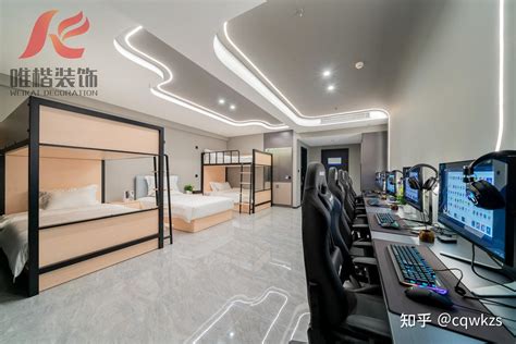 最新电竞酒店设计风格是什么样的？重庆电竞酒店设计-商业空间设计设计师 - 设计本