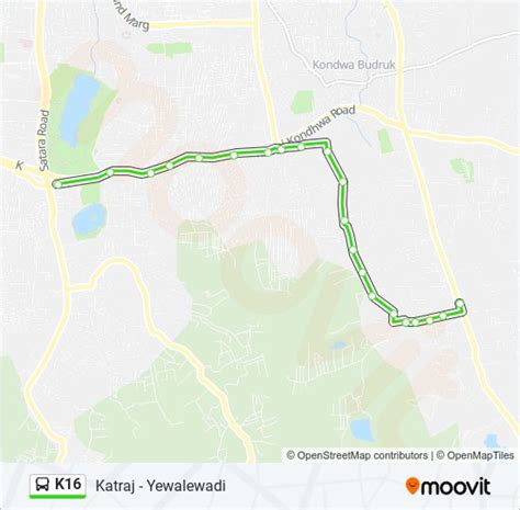 k16 Route: Schedules, Stops & Maps - Katraj (Updated)