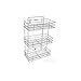 ROLEX Kitchen Bathroom Storage Shelves and Racks Stainless Steel 3 Tier ...