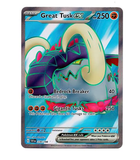 Shop Great Tusk ex Pokémon Scarlet & Violet Online | Games - Gnak Store