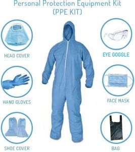TECHOMANIA MEDICAL PPE KIT(PPE JACKET+ HAND GLOVES+FACE SHIELD+FACE ...
