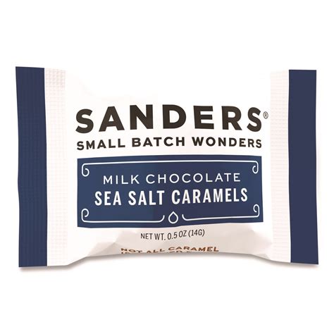 Sanders® Small Batch Wonders Snack-Size Milk Chocolate Sea Salt ...