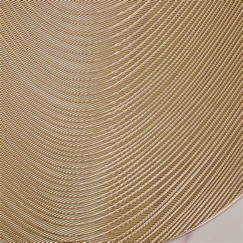 Gold Waterproof Table Mat Set Of 6 Online - Premium Table Mat | Nestasia