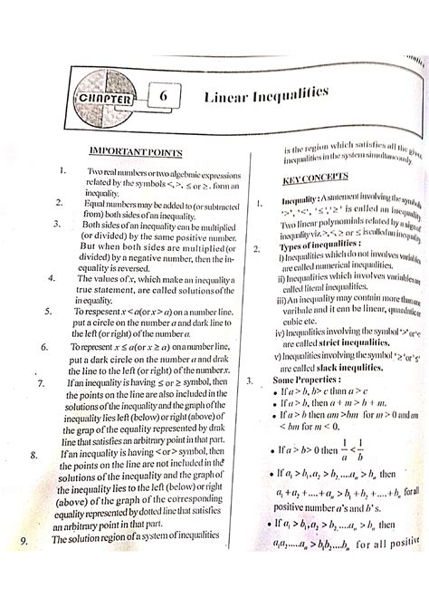 Plus one Maths Chapter 6 Questions and Solutions - Mathematics I - Studocu